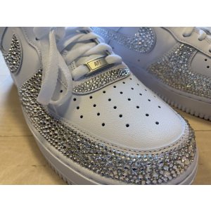 画像9: NIKE エアフォース1  デコシューズ　ロゴ　アッパー