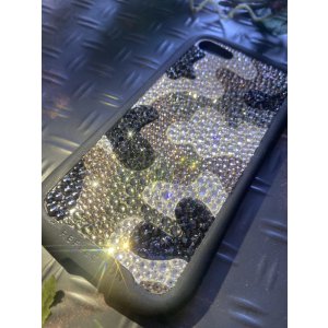 画像4: 迷彩柄　モノトーンデコケース　ハイブリッド　ハードケース