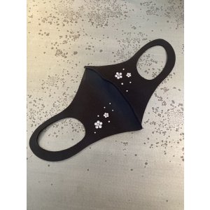 画像7: 花を散らしたキラキラマスク　1個