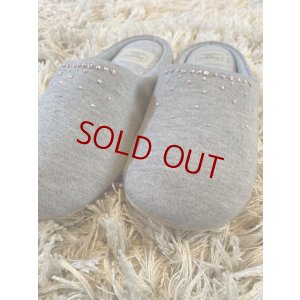 画像4: スワロフスキールームシューズ　グレー　23〜26cm