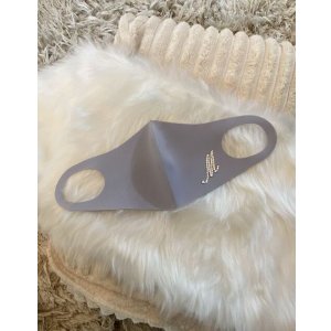 画像5: イニシャルデコマスク グレー ウレタン素材