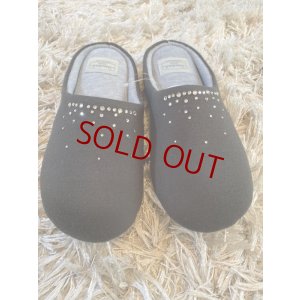 画像4: スワロフスキールームシューズ ブラック 23〜26cm