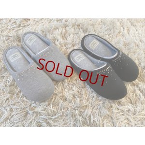 画像7: スワロフスキールームシューズ　グレー　23〜26cm