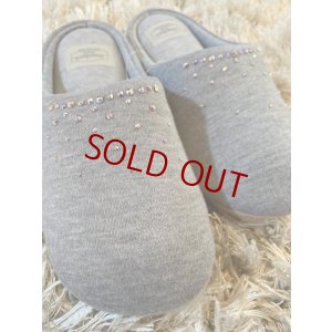 画像5: スワロフスキールームシューズ　グレー　23〜26cm