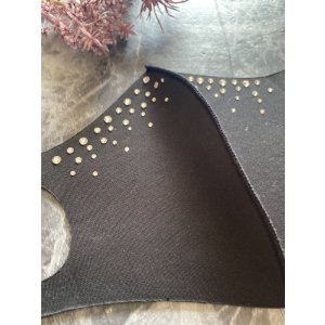 画像3: オーロラデコマスク ブラック ウレタン素材