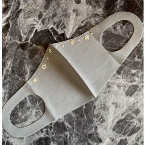 画像3: スワロフスキー　エレガントフラワーデコマスク