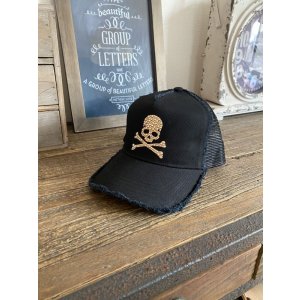 画像3: スカルキャップ ブラック クリスタルゴールデンシャドウ