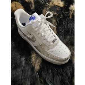 画像6: NIKE エアフォース1  デコシューズ　ロゴ　アッパー