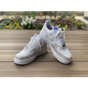 画像4: NIKE エアフォース1  デコシューズ　ロゴ　アッパー