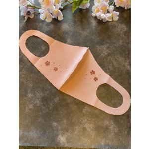 画像13: 花を散らしたキラキラマスク　1個