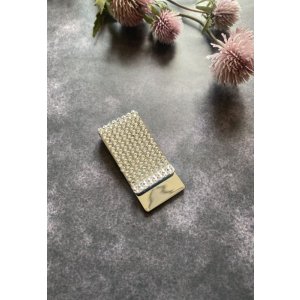 画像3: マネークリップ　ボーダー　クリスタルシルバー