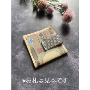 画像9: マネークリップ　ボーダー　クリスタルシルバー