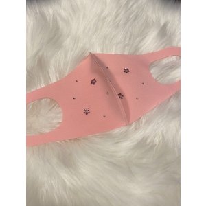 画像5: 花柄スワロフスキーデコマスク　ウレタン素材