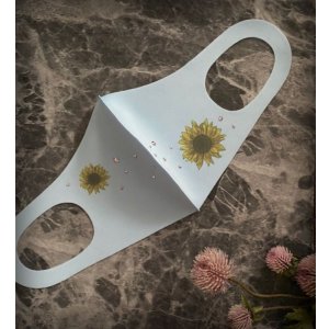 画像11: ひまわり　デコマスク　スワロフスキー®︎クリスタル