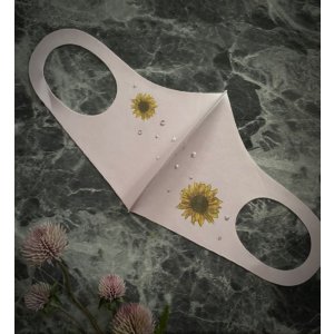 画像3: ひまわり　デコマスク　スワロフスキー®︎クリスタル