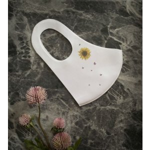 画像9: ひまわり　デコマスク　スワロフスキー®︎クリスタル