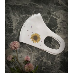 画像8: ひまわり　デコマスク　スワロフスキー®︎クリスタル