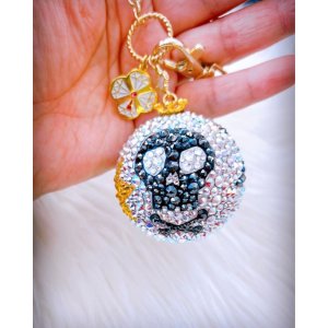 画像3: スカル&スター　クリスタルボール　スワロフスキー®︎クリスタル　　60mm