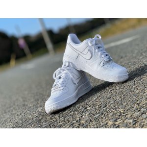 画像1: NIKE Air Force 1 ナイキエアフォース1 デコ　ロゴフチのみ　(シューズお持ち込み)