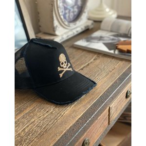 画像7: スカルキャップ ブラック クリスタルゴールデンシャドウ