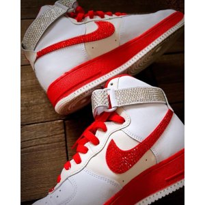 画像3: NIKEエアフォース1 ハイカット　　シューズお持ち込み　ガラスストーン