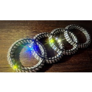 画像4: アウディ　エンブレム　(カバー) スワロフスキー®︎クリスタル