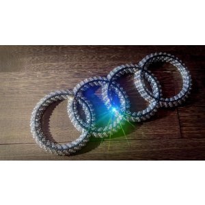 画像3: アウディ　エンブレム　(カバー) スワロフスキー®︎クリスタル