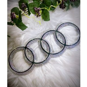 画像11: アウディ　エンブレム　(カバー) スワロフスキー®︎クリスタル