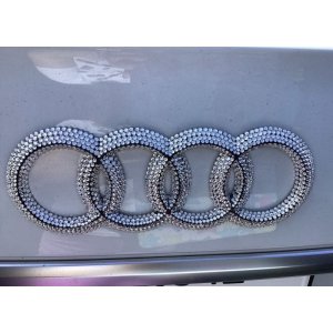 画像5: アウディ　エンブレム　(カバー) スワロフスキー®︎クリスタル