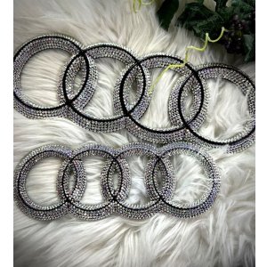 画像7: アウディ　エンブレム　(カバー) スワロフスキー®︎クリスタル