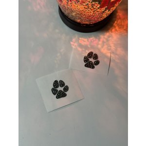 画像6: デコシール 肉球、手形、足型 3cm〜   スワロフスキー®︎・クリスタル使用