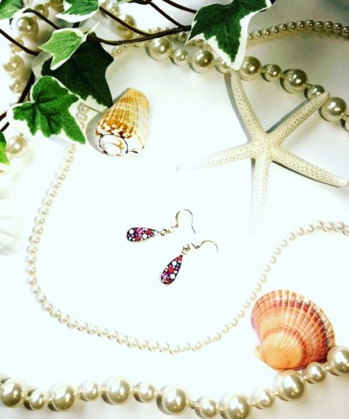 画像2: ピアス 女神達の宴 ローズ (2)