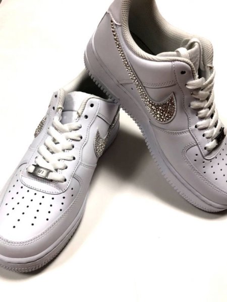 画像27: Nikeエアフォース 1 スワロフスキー®︎クリスタル使用 (27)