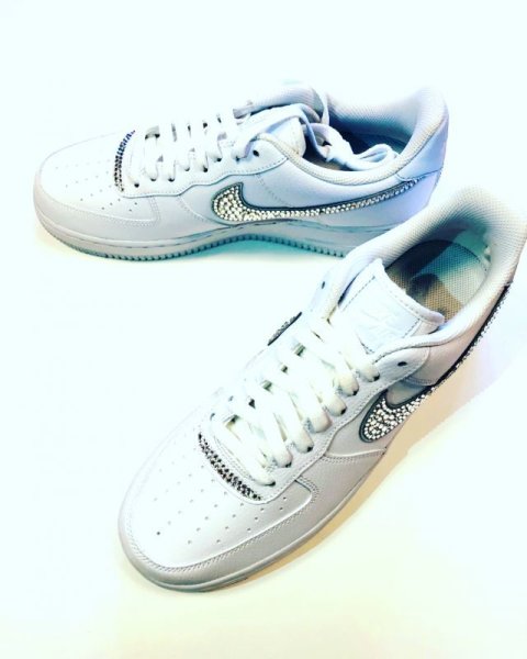 画像24: Nikeエアフォース 1 スワロフスキー®︎クリスタル使用 (24)