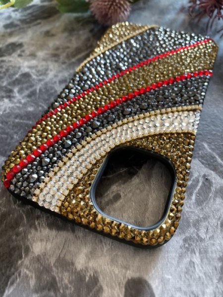 画像5: ゴージャスマーブル柄スマホケース (5)