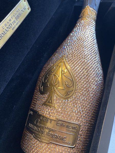 画像2: アルマンドブリニャック  全貼りデコ 750ML (お酒別売り) (2)