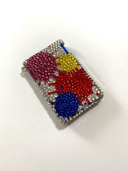 画像2: ペンキ柄 ミンティアケース 両面デコ (2)