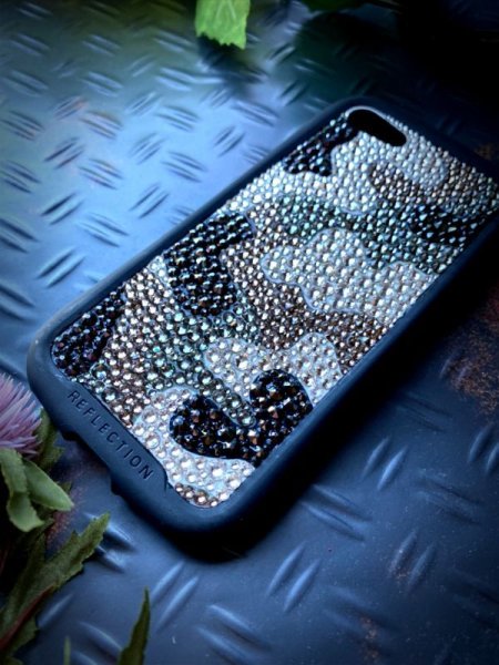 画像3: 迷彩柄　モノトーンデコケース　ハイブリッド　ハードケース (3)