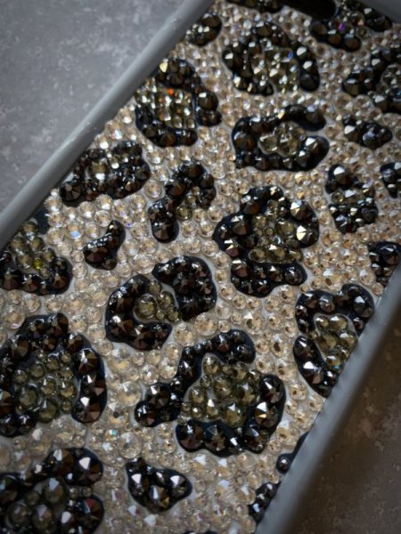 画像5: ヒョウ柄スマホケース 全機種対応  ハイブリッドハードケース (5)