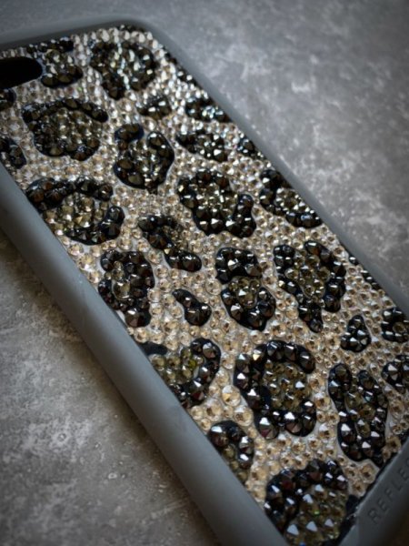 画像6: ヒョウ柄スマホケース 全機種対応  ハイブリッドハードケース (6)