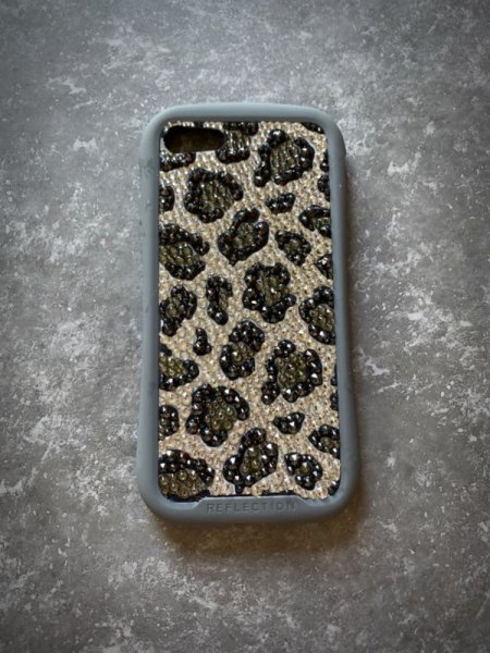 画像3: ヒョウ柄スマホケース 全機種対応  ハイブリッドハードケース (3)