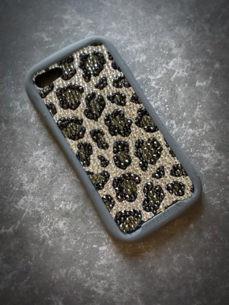 画像2: ヒョウ柄スマホケース 全機種対応  ハイブリッドハードケース (2)