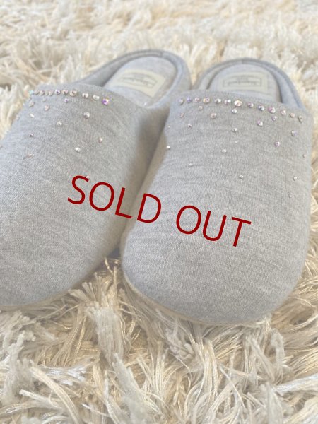 画像4: スワロフスキールームシューズ グレー 23〜26cm (4)