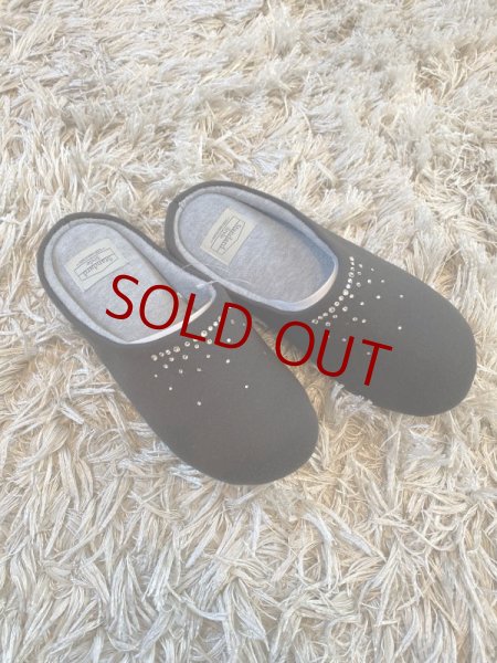 画像2: スワロフスキールームシューズ ブラック 23〜26cm (2)