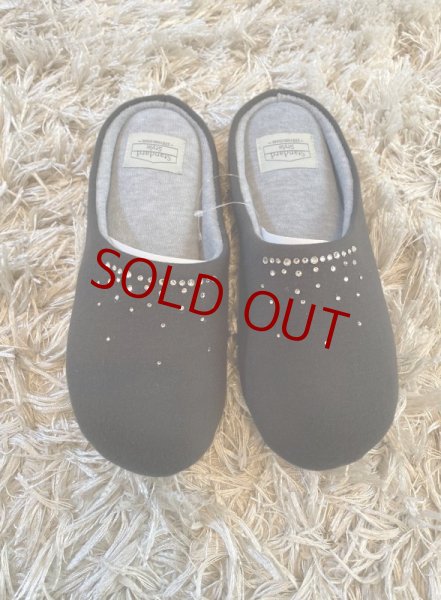 画像3: スワロフスキールームシューズ ブラック 23〜26cm (3)