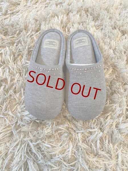 画像3: スワロフスキールームシューズ グレー 23〜26cm (3)