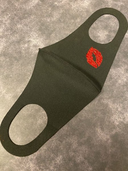 画像2: スワロフスキー キスマーク デコマスク (2)