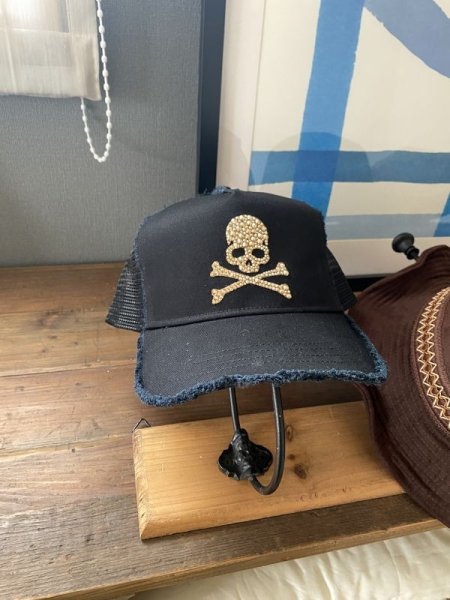 画像11: スカルキャップ ブラック クリスタルゴールデンシャドウ (11)