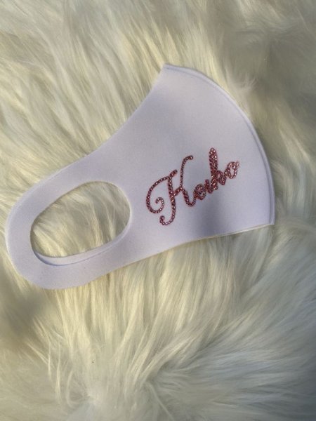 画像4: リボン&ネーム デコマスク ウレタン素材 (4)