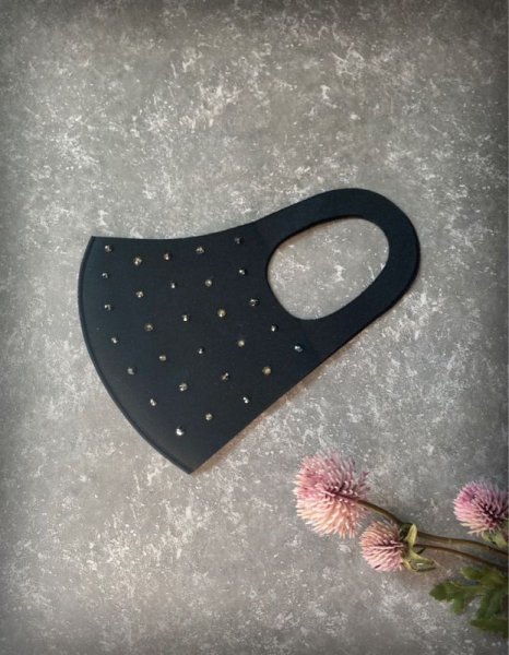 画像6: 100億ドルの輝きマスク スワロフスキー®︎クリスタル使用 ウレタンマスク (6)